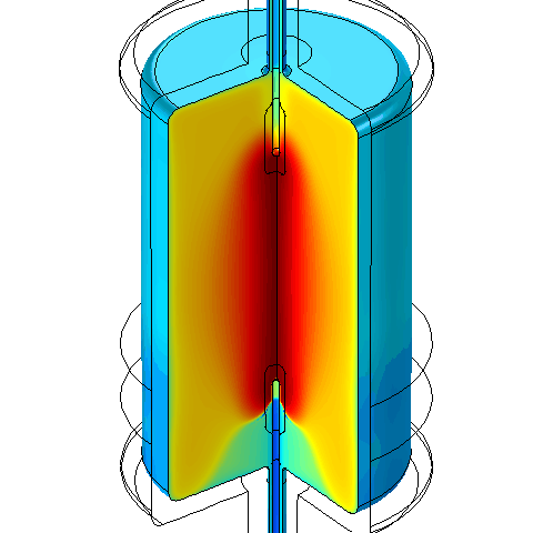 Finite element method plasma simulation of nitrogen contaminated metal halide lamps